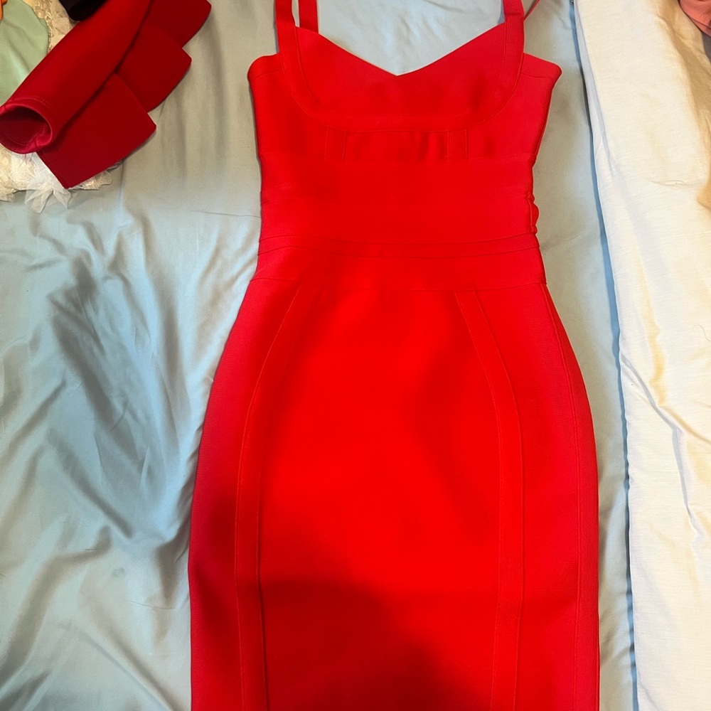 Elegant Red Women's Dress